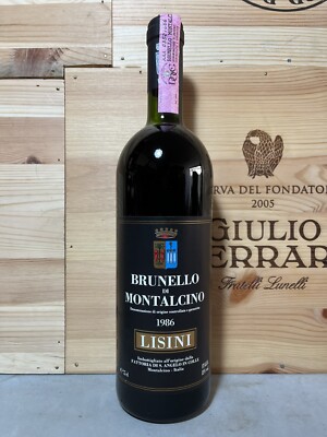 1986 Lisini Brunello di Montalcino DOC, Tuscany, Italy 