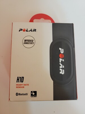 Polar H10 Blueooth & ANT+ Heart Rate Sensor & Strap HRM (M-XXL, Black), 92075957