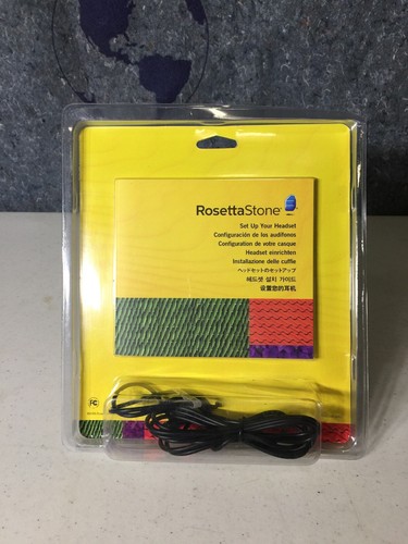 rosetta stone headset microphone, Unopened, Unused