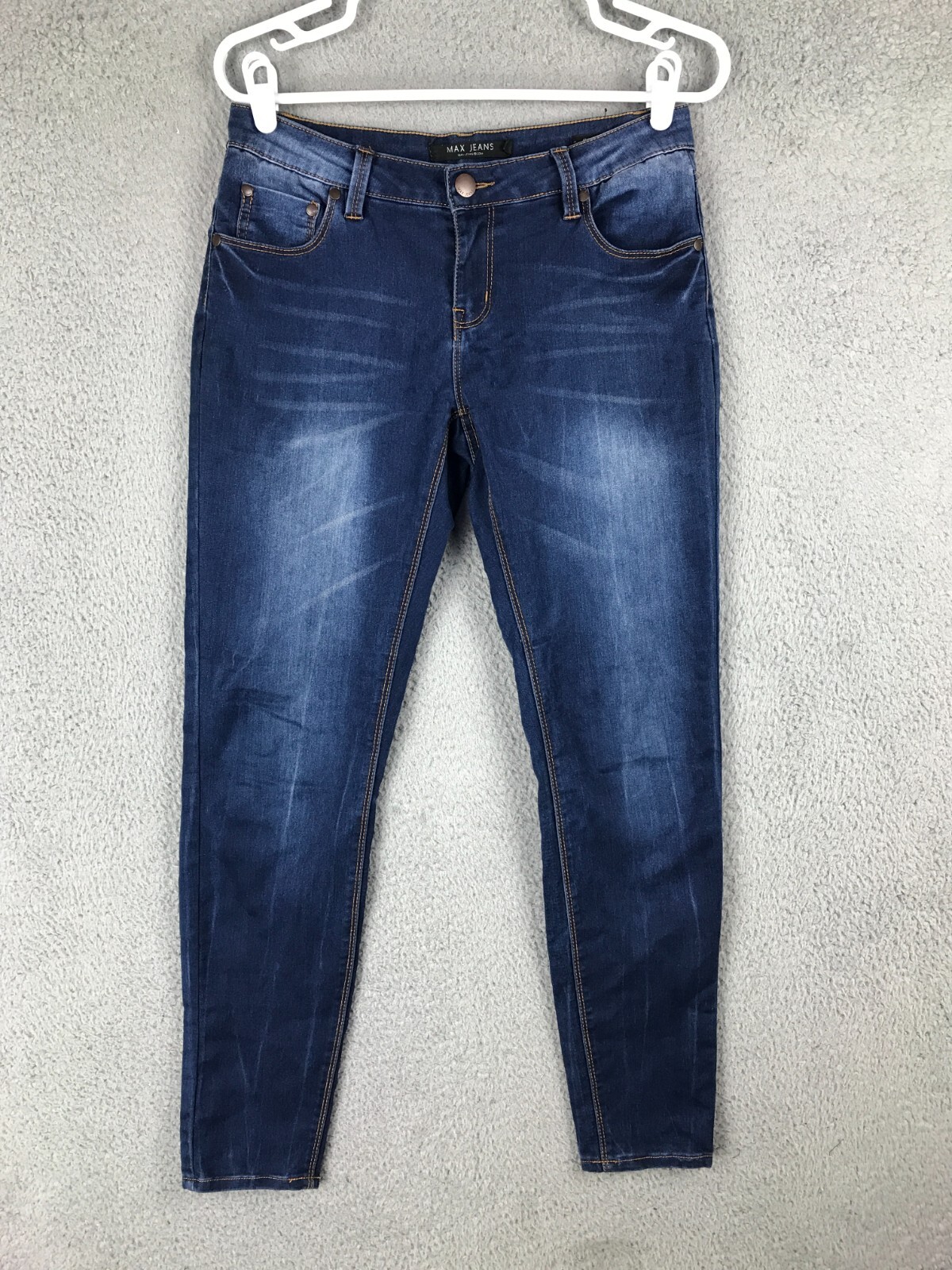 Womens Low Rise Jegging Stretch Blue Jeans Size 6 30x29