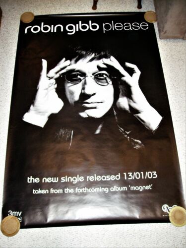 MEMORABILIA - ROBIN GIBB / BEE GEES / BROTHERS GIBB Rolled POSTER!