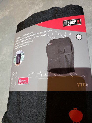 Weber 7105 Grill Cover With Black Storage Bag Spirit 210 Series Gas Grills B3