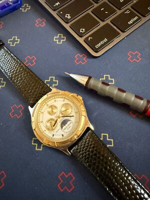 Near MINT] Hamilton Benton 6246 Small Second 18mm Gold