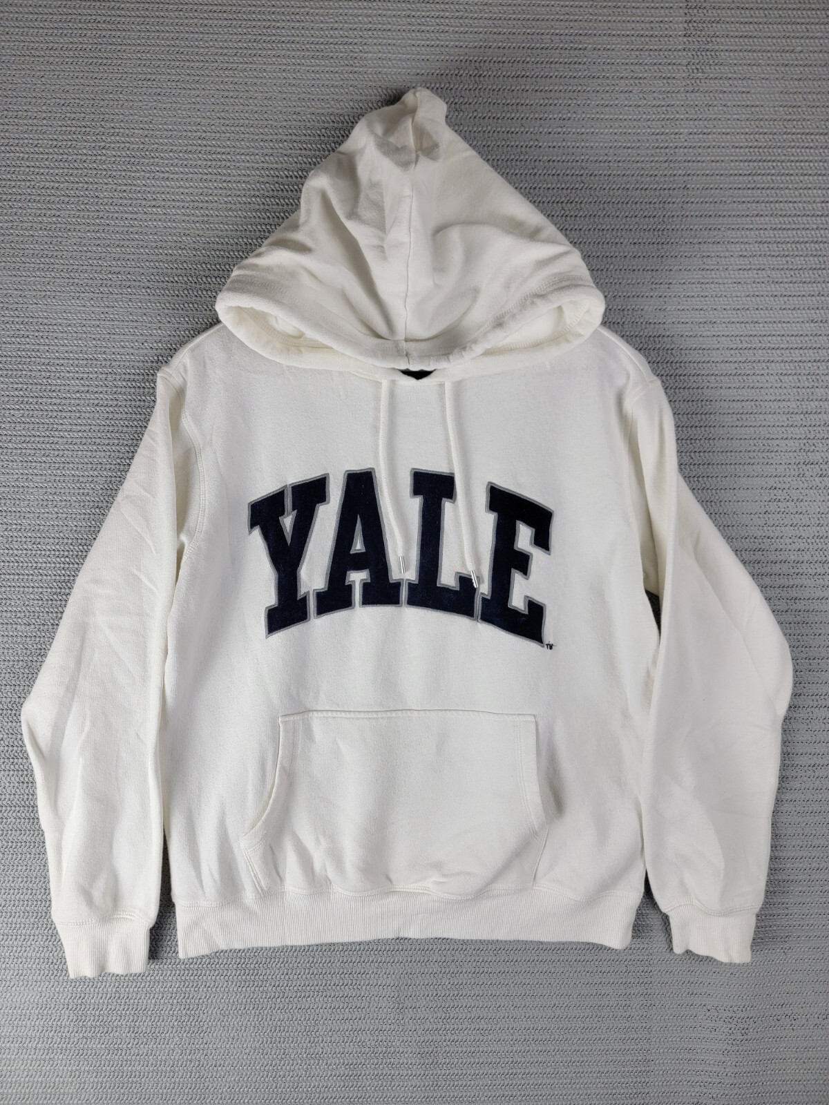 Yale H\u0026M hoodie sweatshirt pullover long-sleeve size small spellout  embroidered | eBay