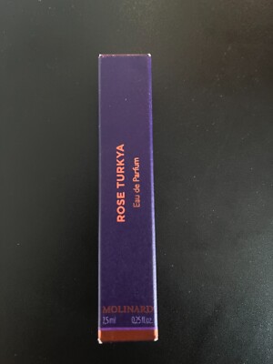 ROSE TURKIA MOLINARD-UNISEX-EDP-7.5ML ROLLERBALL-MADE IN FRANCE