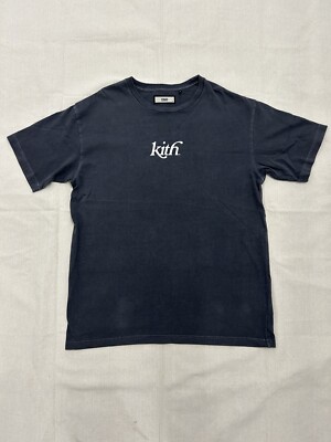 NEW Kith Oversized Shirt Felt Logo Grey XL 2018 Collection NEVER WORN OG Kith