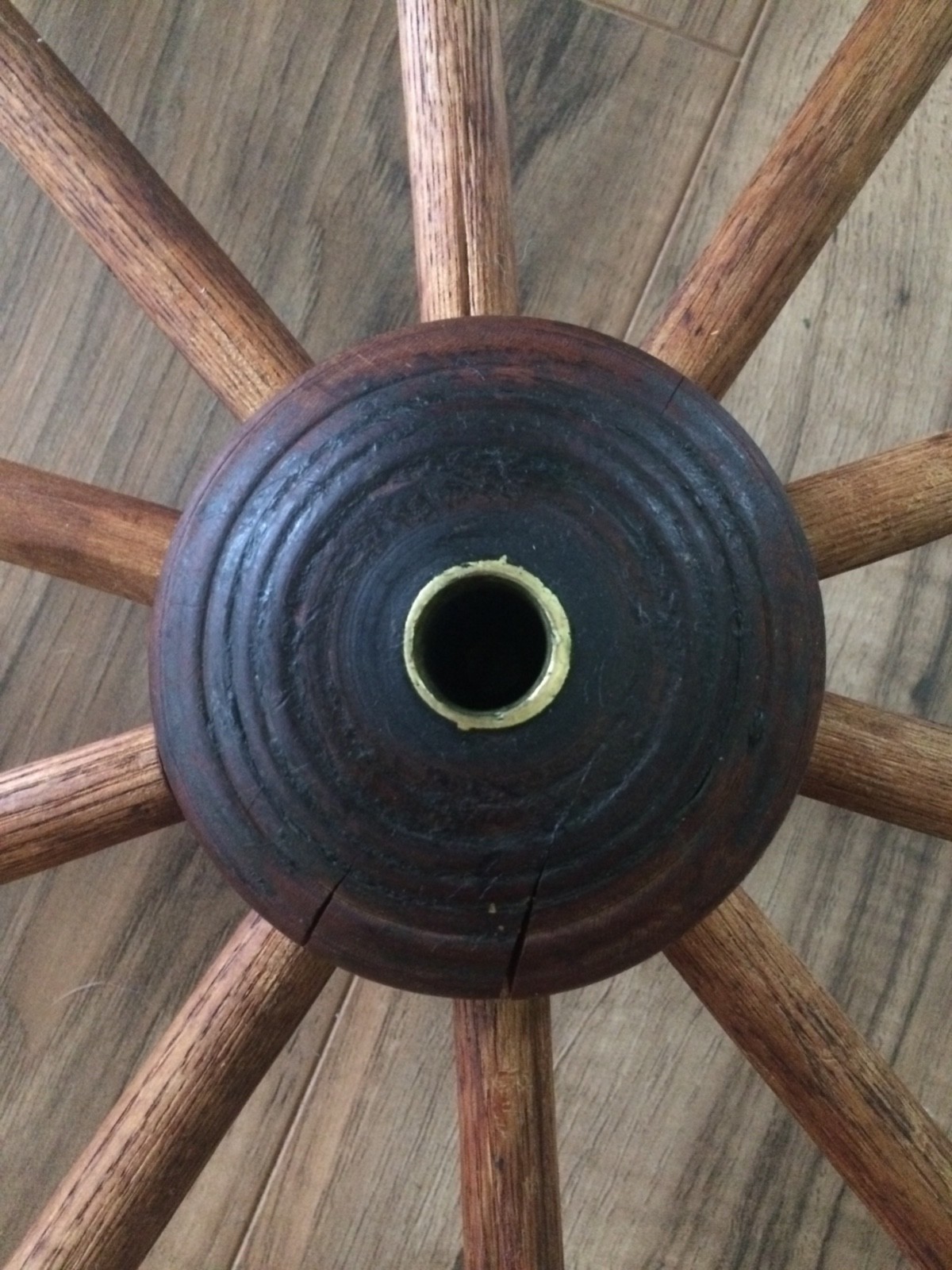 Great, Walking, Wool spinning wheel(wheel only), 46 1/2” New England Style, oak