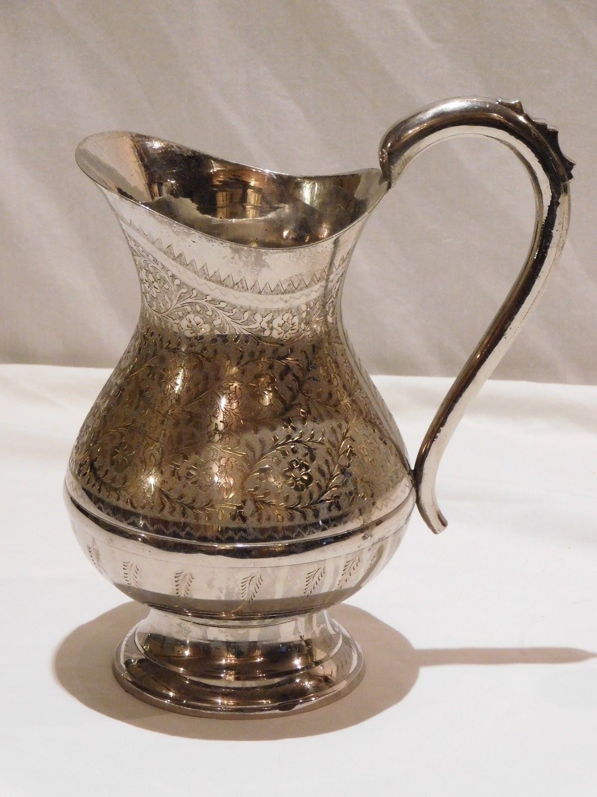 Vintage World Gift ZY Silver Plated Brass India 9