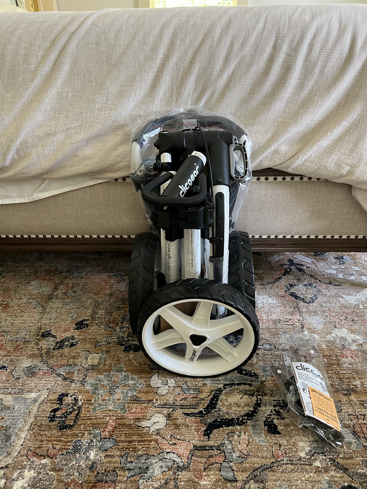 BRAND NEW ClicGear Model 4 Push Cart Golf - White