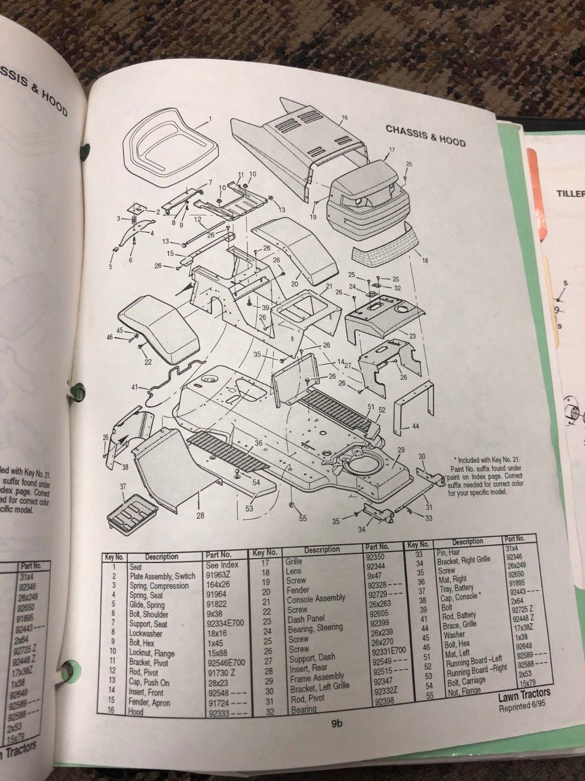 Murray Equipment Lawn Mower Parts Reference Guide 2000-2006