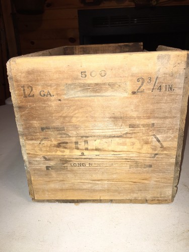 Antique Western World Champion Ammo Crate