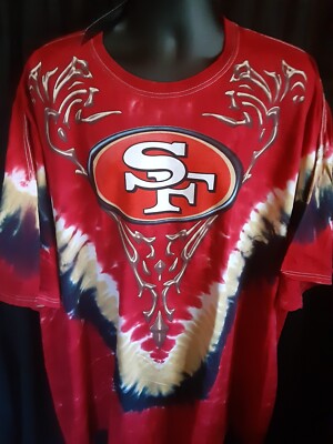 San Francisco 49ers NFL Men's Majestic Front & Back Design Shirt 3X,5X or 6X