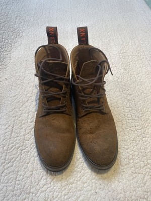 Lanx mens Brown Suede Leather Dutton Boots, 42/8UK