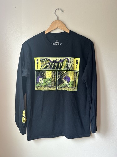 Uzumaki Junji Ito Horror T- Shirt Size Medium Men's Long Sleeve | eBay