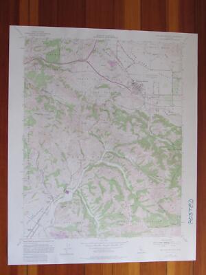 San Juan Bautista California 1980 Original Vintage USGS Topo Map