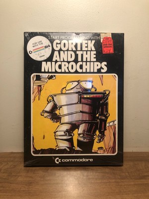 Gortek and the Microchips Commodore 64 New Sealed (21-139)