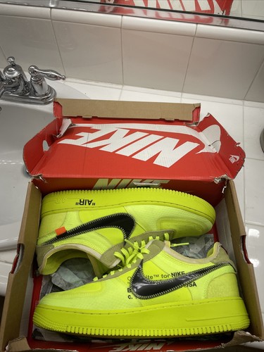 Size 11 - Nike Air Force 1 Low x OFF-WHITE Volt 2018 | eBay Size 11 - Nike Air Force 1 Low x OFF-WHITE Volt 2018 | eBay