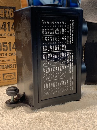 Hopkins Hoppy Split-image Transit Level Model G2 with Case &  Instructions
