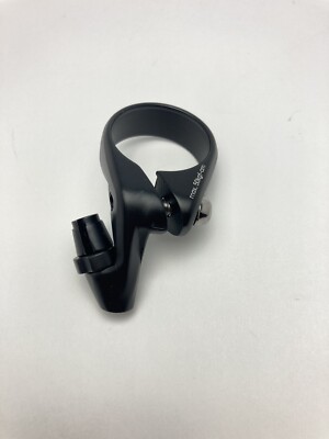 Seat Post Clamp w/ Brake Cable Hanger and Adjusting Barrel 34.9/35mm Black Alloy