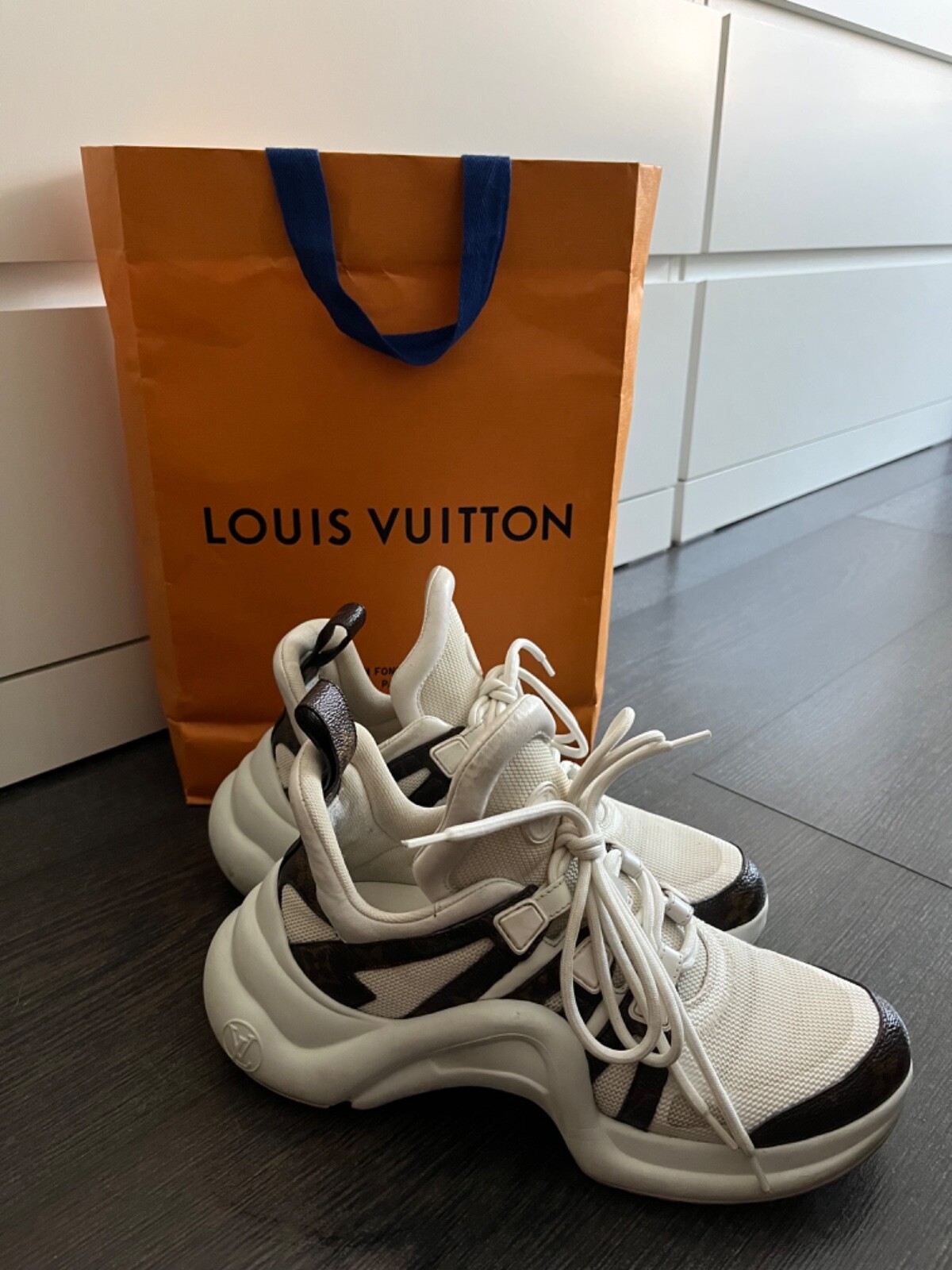 Louis Vuitton アークライトライン　サイズ38 ルイヴィトン アークライト・ライン スニーカー 38 - メルカリ