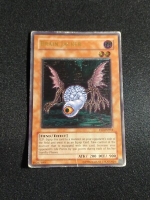 Yu-Gi-Oh! Brain Jacker FET-EN034 Unlimited Edition Ultimate Rare HP/Damaged