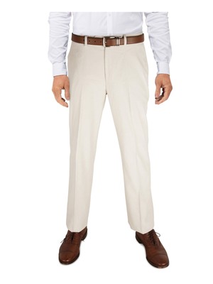

TOMMY HILFIGER Mens Beige Flat Front, Брюки, Бежевый, RN90736