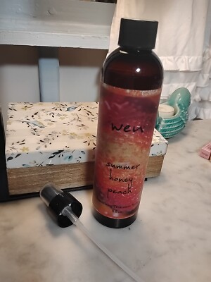 Wen By Chaz Dean Summer Honey Peach Texturizing Treatment Spray 8  + Pump read