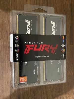 Kingston FURY Beast 32GB (2 x 16GB) 288-Pin PC RAM DDR5 6000 - KF560C30BBEAK2-32