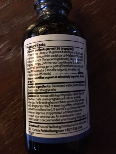 PET WELLBEING Thyroid Support Gold For Cats & Dogs, 2 oz Bottle, Expires 02/2023