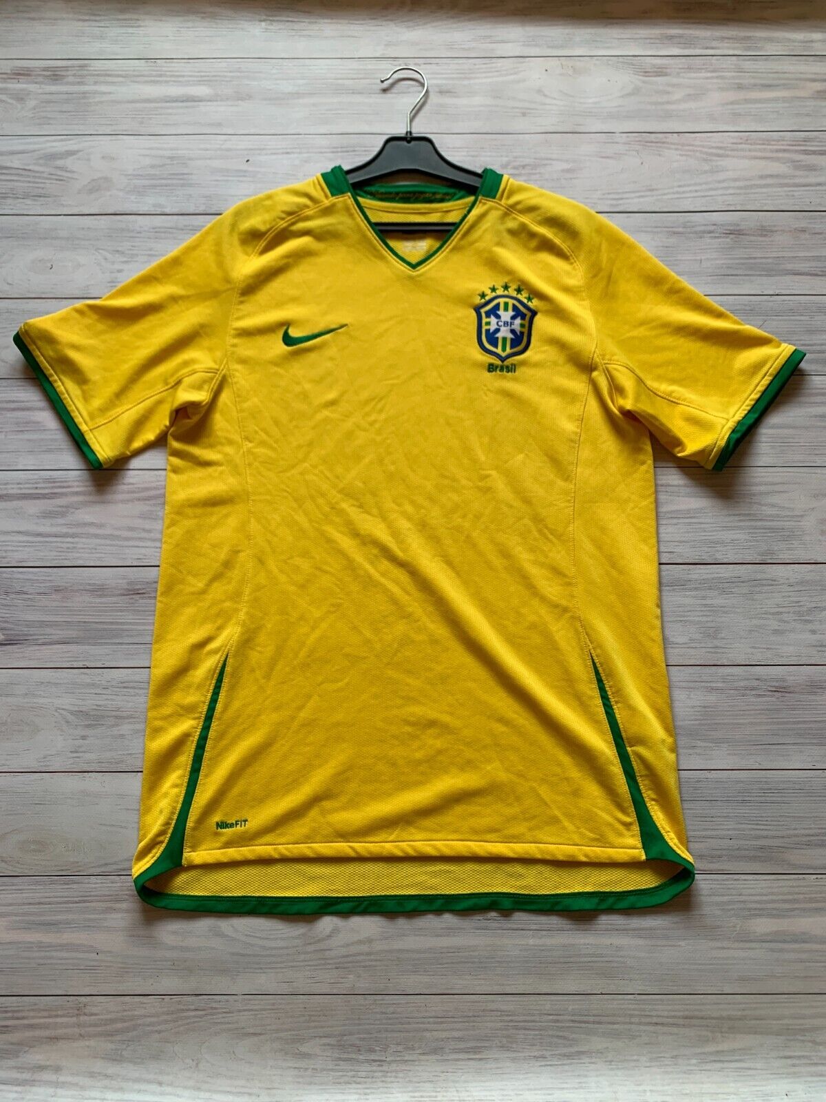 若者に人気のブランド Nike jersey shirt football Home 2010 - 2008 Brazil size eBay | M ウェア