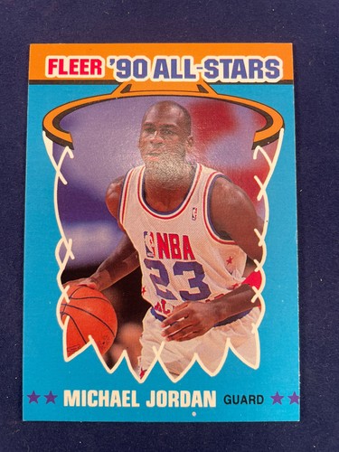 1990 Fleer All Star Michael Jordan #5 Basketball Card