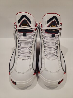 Fila Grant Hill 2 GB White Athletic Basketball Shoes 1BM01847-125 Men's Size 10