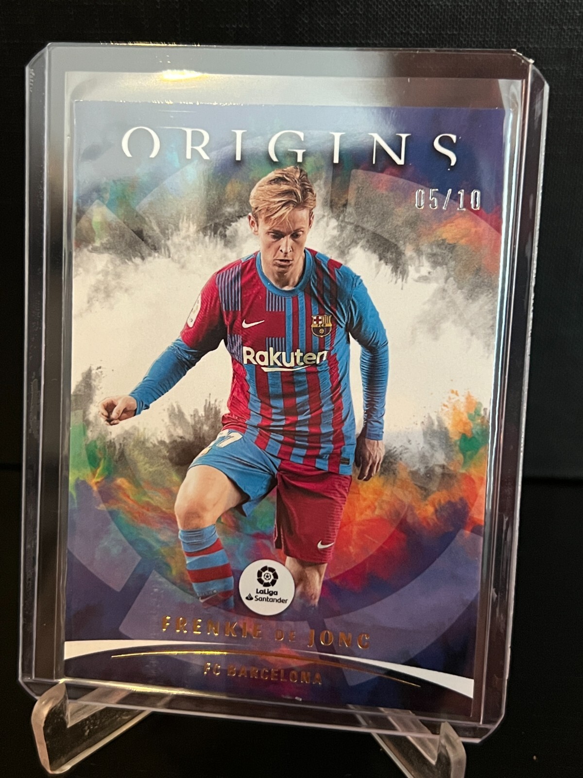 2021 Panini Chronicles La Liga Origins Gold /10 Frenkie de