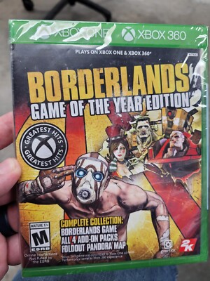 Borderlands -- Game of the Year Edition (Microsoft Xbox One, Xbox 360 2010)