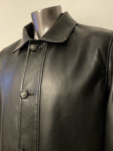 Reportage RGA Italy Style Faux Leather Button Black Hip