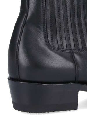 Pre-owned Hereu Ankle Boots 'agula' In Black