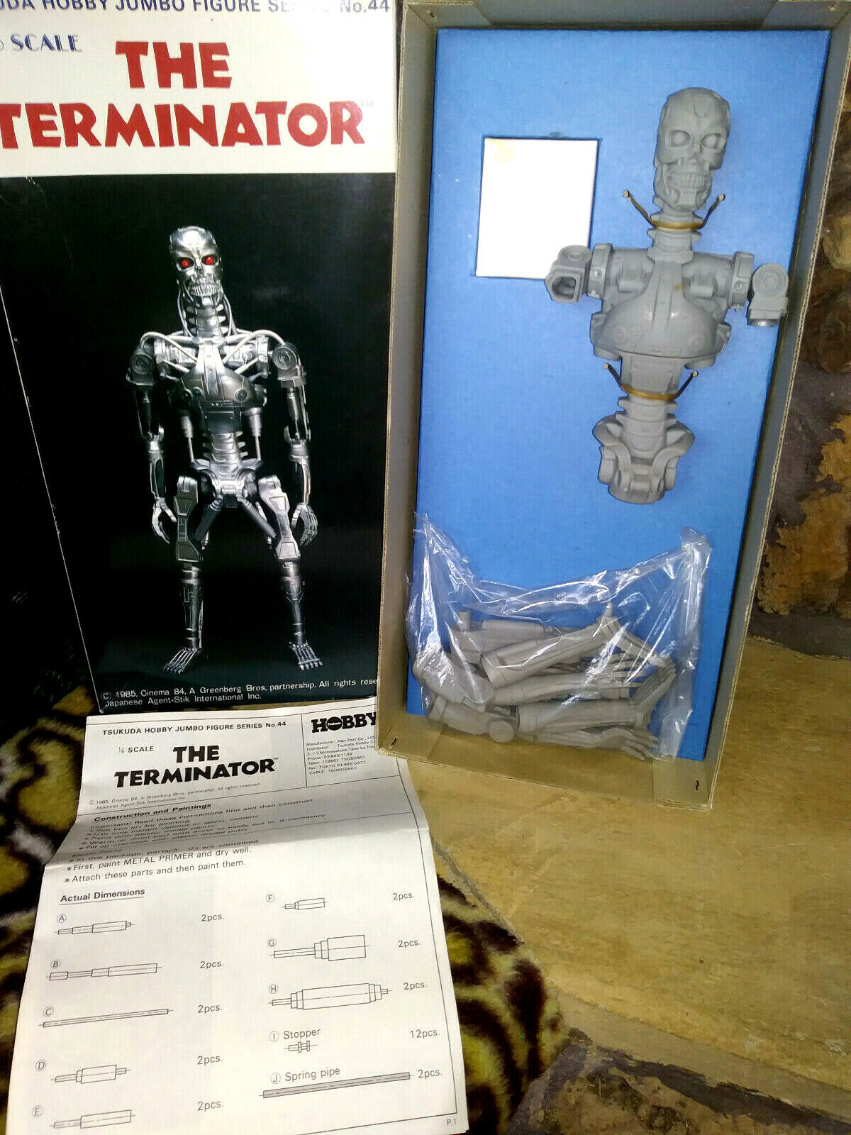 T800 ENDOSKELETON TERMINATOR 1985 TSUKUDA HOBBY JUMBO RESIN KIT, 1:6, NEW MIB | eBay T800 ENDOSKELETON TERMINATOR 1985 TSUKUDA HOBBY JUMBO RESIN KIT, 1:6, NEW MIB | eBay