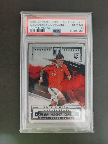 2022-23 Panini Impeccable Soccer Alejandro Garnacho RC