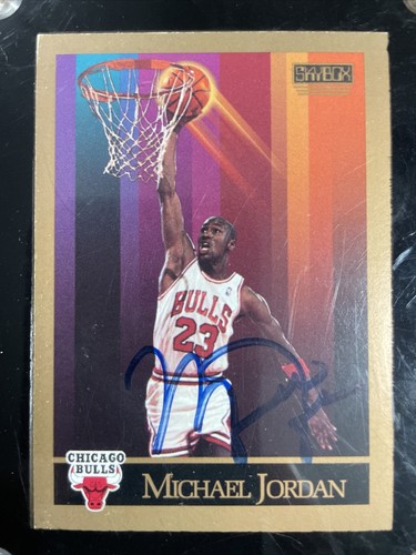 1989-90 Sky Box- #41 Michael Jordan Autographed Card | eBay