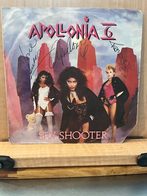 Apollonia 6  Sex Shooter 7'' vinyl Fully Signed / Autographed Prince Vanity (Lp)