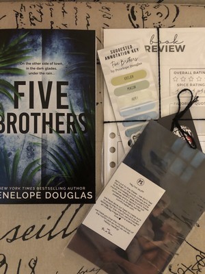   New! Probably Smut Five Brothers with Overlay by Penelope Douglas  