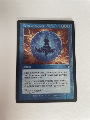 否定の力 Foil ドラフトブースター MTG 否定の力 foil 日本語 ドラフトブースター フルアート（FOIL