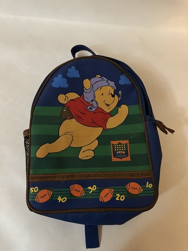 Winnie The Pooh backpack Vintage 1990s Era RARE football Touchdown Kids Football