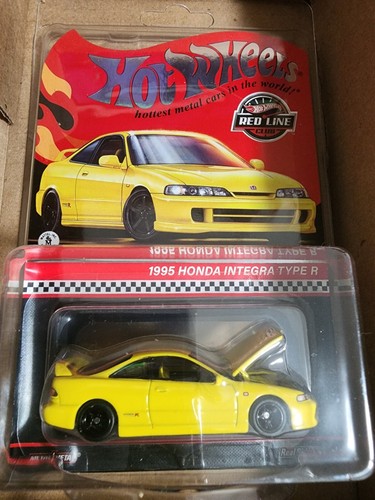 2024 HOT WHEELS RLC - 1995 HONDA INTEGRA TYPE R - YELLOW