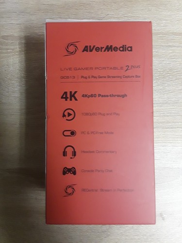 Avermedia LIVE GAMER PORTABLE 2 PLUS 4K Full HD 1080p60 GC513