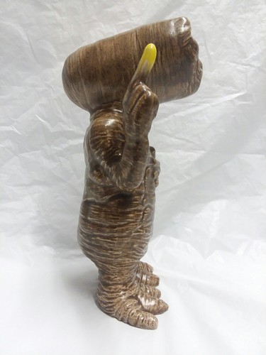 ET Extra Terrestrial vtg painted plaster statue 1983
