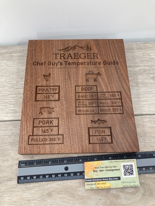Custom Traeger Grilling Temperature Grill Guide Cooking Fish Beef Pork