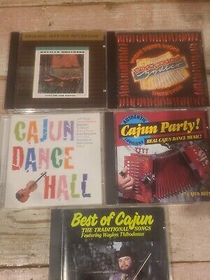 Cajun Music: Lot Of 5 Cd's Fiyo On The Bayou/Best Of Cajun/Cajun Party! And More
