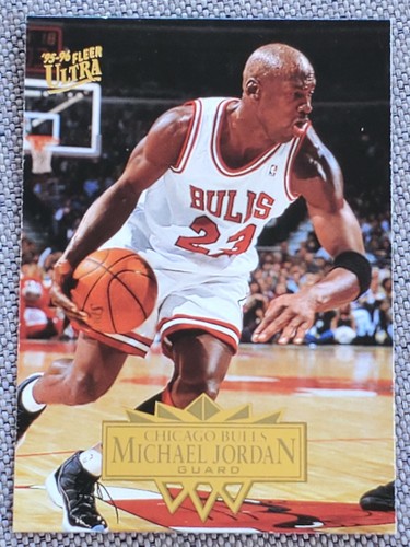 MICHAEL JORDAN 1995-96 Fleer Ultra Basketball Card #25 Chicago Bulls NBA HOF