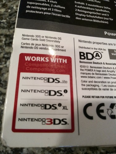 Nintendo DS Lite DSi DSi XL 3DS Clean And Protect Kit Red & Blue New